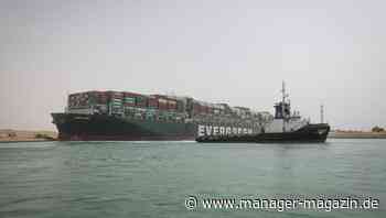 Wie die Suezkanal-Blockade Deutschland trifft