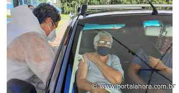 Covid-19: Imbituba realiza “drive-thru” para aplicação da segunda dose da vacina em idosos de 85 a 89 anos durante o final de semana - Portal AHora