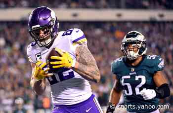 Report: Giants medical staff ‘concerned’ with TE Kyle Rudolph’s foot - Yahoo Sports