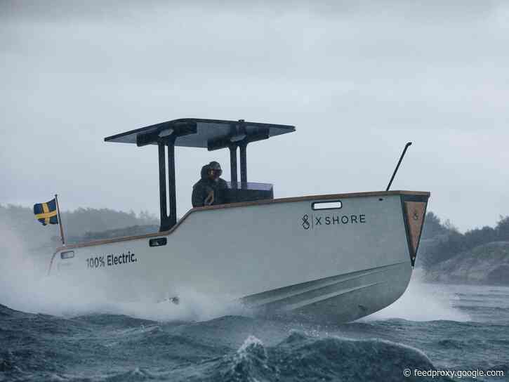 This $329,000 silent electric boat that was inspired by electric eels just debuted in the US