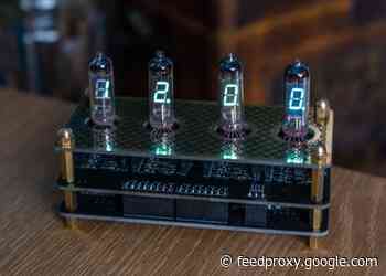 IV3 Clock nixie tube clock kit from £65