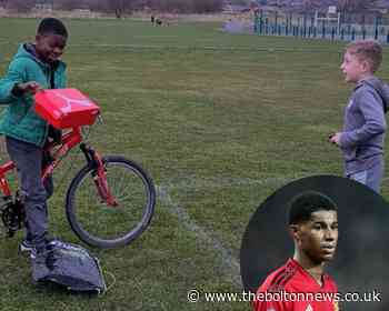 Marcus Rashford praises Bolton lad who bought football boots for pal