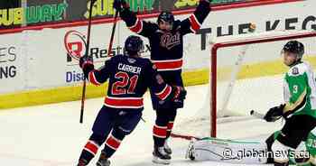 Rookies shine in Regina Pats’ 5-3 win over Prince Albert Raiders in WHL action