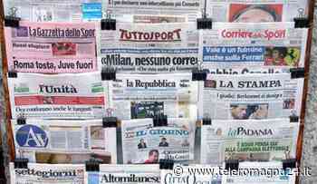 FORLI': Emergenza Covid, mamma vende giornali e bimbo segue la Dad dall'edicola - Teleromagna24