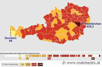 Bezirk Neunkirchen hat höchste 7 Tagesinzidenz von ganz Österreich: Was unterscheidet Neunkirchen von Dornbi - meinbezirk.at