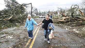 Catastrophic damage after tornado strikes overnight in Georgia