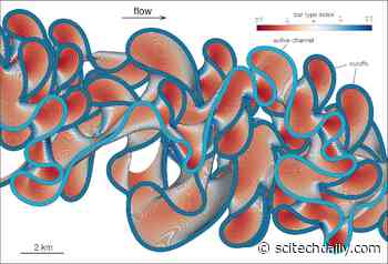 Meandering Rivers Naturally Create “Counter-Point Bars” No Matter Underlying Geology