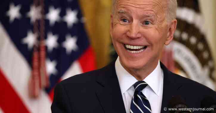 Photos: Look What Was Spotted in Joe Biden’s Hands During His First Solo Press Conference