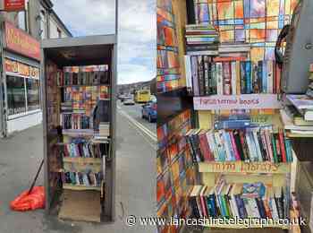 Phone box to library transformation attracts praise from Darwen residents