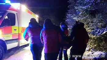 Kreuzberg Bischofsheim: Bergwacht rettet unterkühlten Autofahrer - Main-Post