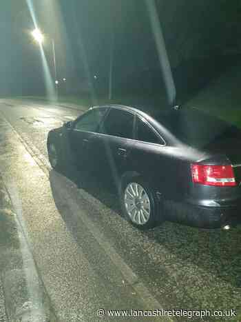 Padiham: Burnley police seize car after driving on wrong side of the road