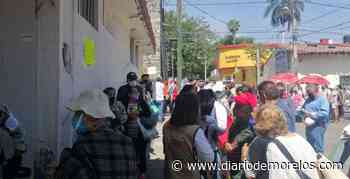 Hasta 3 filas para recibir vacuna vs COVID19 en Amatitlán, Cuernavaca - Diario de Morelos