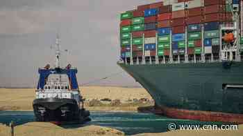 Fresh bid to dislodge stranded Suez Canal container ship gets under way
