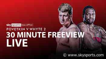 LIVE STREAM: Povetkin vs Whyte 2 freeview