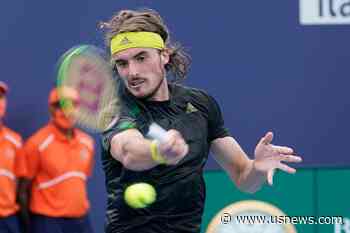 Tsitsipas, With Big Three Missing, Makes 4th Round in Miami