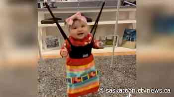 Adorable Tik Tok videos of Sask. baby bringing smiles to people's faces