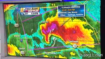 Central North Carolina under Level 2 for severe weather; strong storms with damaging winds possible later Saturday