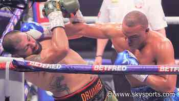 Wardley explodes to KO Molina
