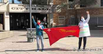Saskatoon Burmese community protest for democracy in Myanmar