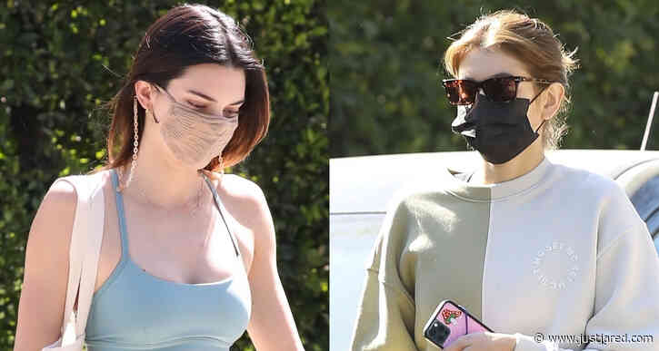 Kendall Jenner Shows Off Fit Figure Heading to Pilates Class with Kaia Gerber