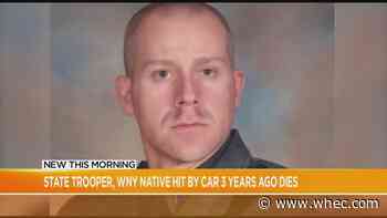 State Trooper, WNY native hit by car 3 years ago dies