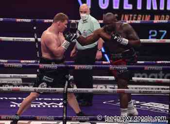 Whyte wants to fight Deontay Wilder next