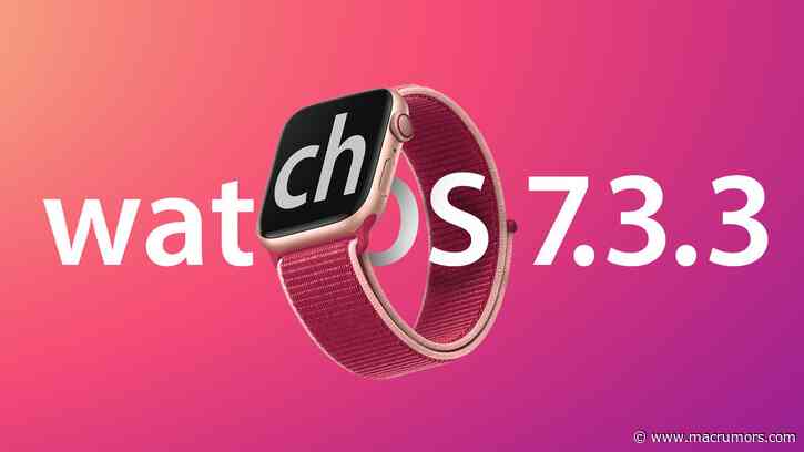 Apple Releases watchOS 7.3.3 With Security Updates