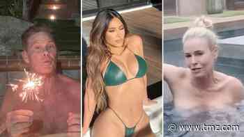 Steamy Stars Taking A Dip -- Happy Hot Tub Day!