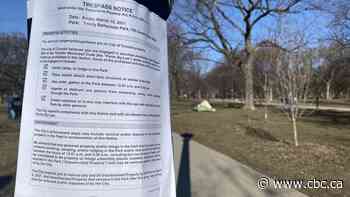 City tells encampment residents they have until April 6 to remove makeshift homes from parks