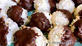 KARE in the Kitchen: Chocolate Covered Coconut Macaroons