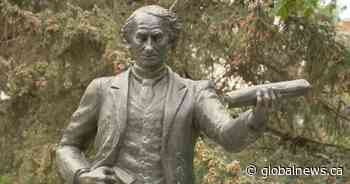 City of Regina report recommends removing John A. Macdonald statue from Victoria Park
