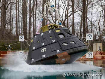 Artemis Orion spacecraft water drop test goes off without a hitch