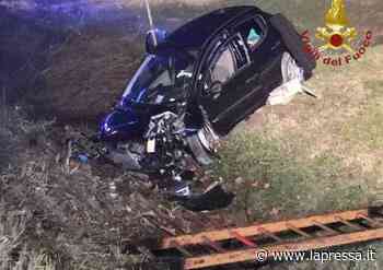 Soliera: auto esce di strada, due feriti - La Pressa