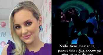 Carla Tello denuncia que realizaron fiesta COVID en Paracas - El Bocón