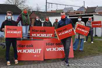 Vooruit maakt zich bekend in het straatbeeld (Mol) - Het Nieuwsblad