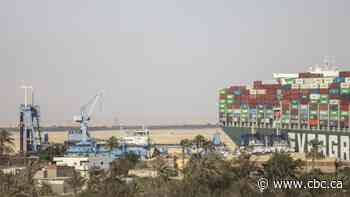 Cargo ship stuck in Suez Canal has been partially freed