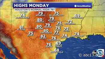 Houston Weather: Showers ending this evening, sunshine returns Monday - KTRK-TV
