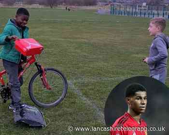 Marcus Rashford praises schoolboy who bought football boots for pal