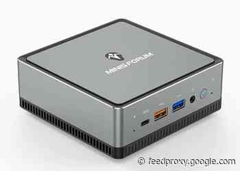 MINISFORUM UM340 mini PC launches from $559