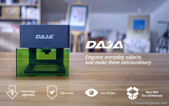 DJ6 compact laser engraver and cutter from $169