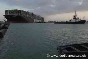 Container ship stuck in Suez Canal 'partially refloated' - Dudley News