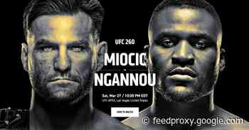 How to watch UFC 260 Miocic vs Ngannou on the web, iPhone, Apple TV, more