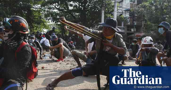Defiant Myanmar protesters return to streets after bloodiest day since coup – video