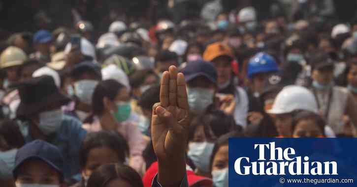 Protesters face police in Myanmar in one of the bloodiest days since coup – video