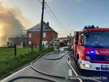 Oude droogkast veroorzaakt schuurbrand