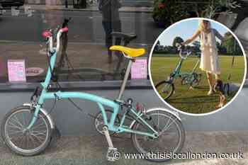 Emotional appeal after Brompton bike stolen in Wimbledon