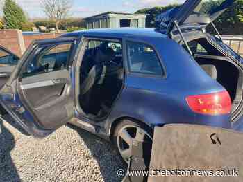Arrest made after car on false plates stopped and linked to burglaries