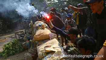 Thai soldiers ‘returning people to Myanmar’ after thousands flee air strikes