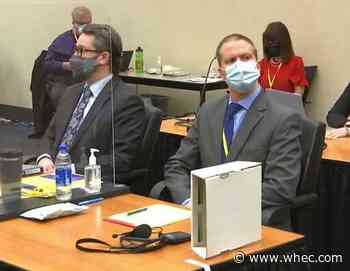 Jurors shown video at ex-officer's trial in Floyd's death