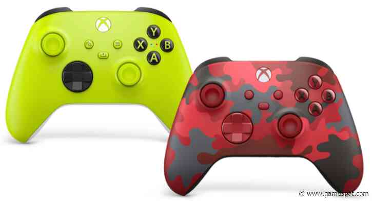 Where To Preorder The New Xbox Wireless Controller Colors: Electric Volt And Daystrike Camo